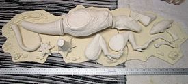 Aurora prehistoric scenes resin model add on