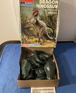Monogram allosaurus dinosaur model