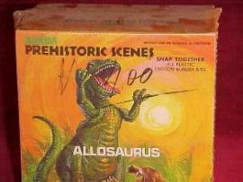 1971 Canadian Allosaurus model box