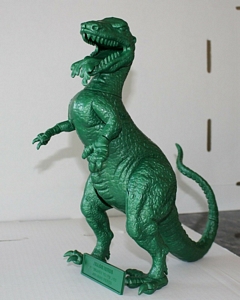 Aurora Allosaurus model kit contents