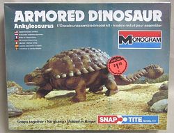 Monogram 80 Armored dinosaur model box