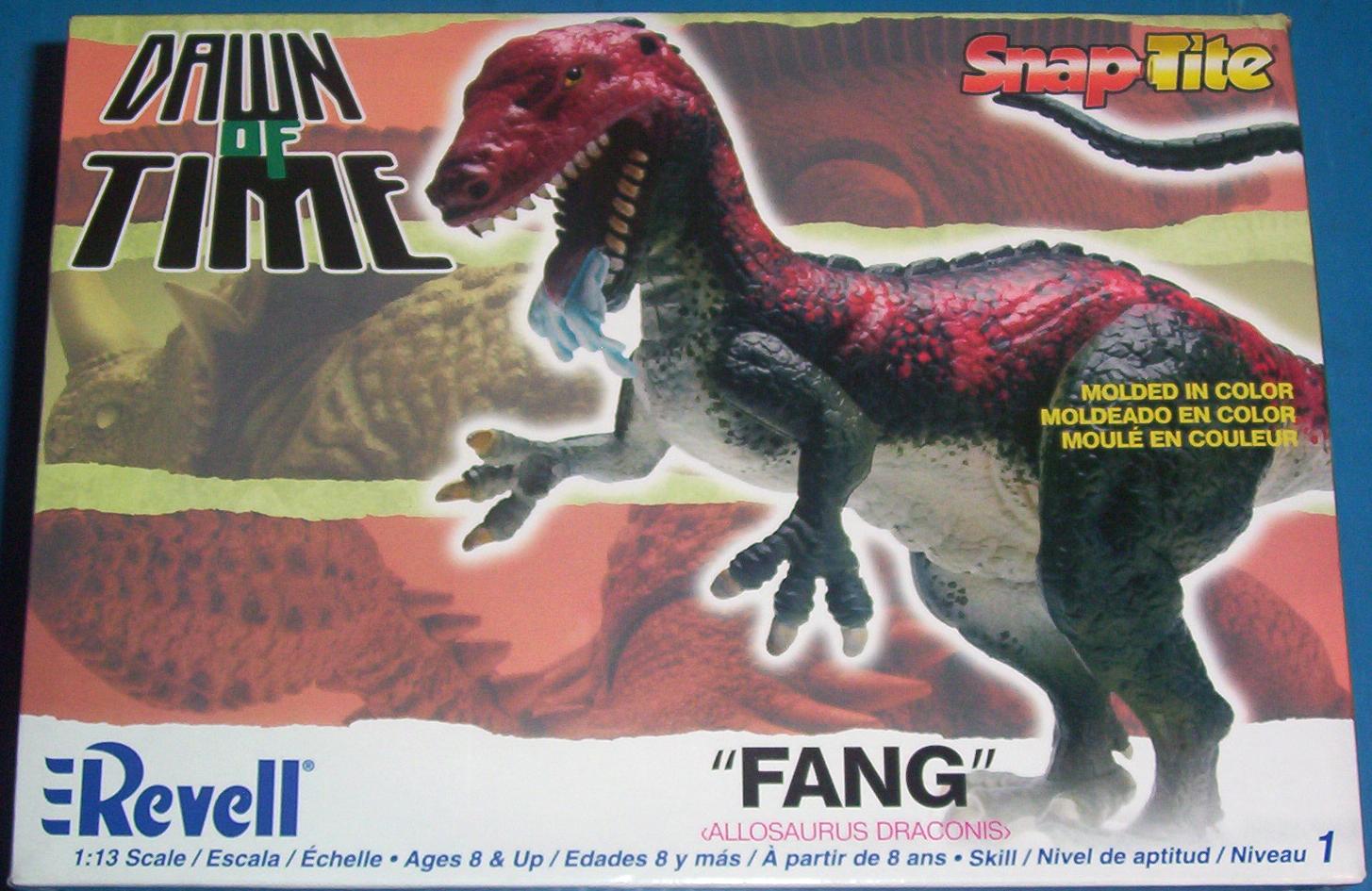 Revell 2007 allosaurus dinosaur model box