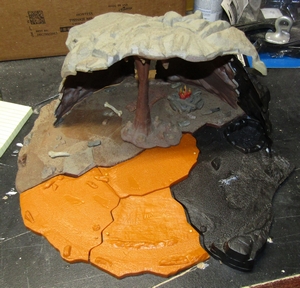 Prehistoric scenes cave