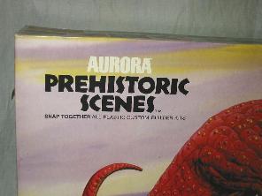 Aurora 1974 prehistoric scenes