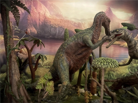 Keywords: add on;trachodon;spinosaurus