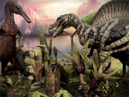 Keywords: add on;trachodon;spinosaurus