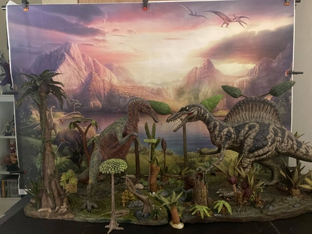 Keywords: add on;trachodon;spinosaurus
